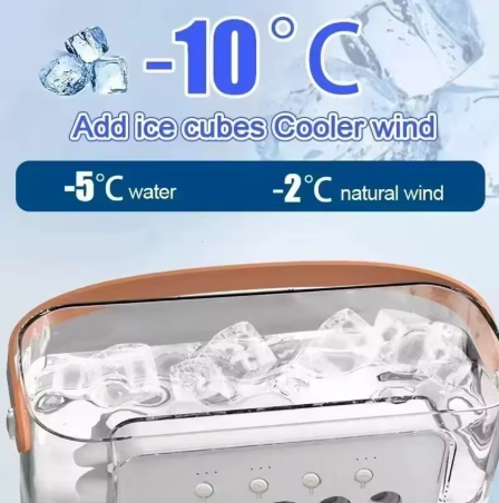 Nuevo ventilador 3 en 1, aire acondicionado, Mini enfriador de aire para el hogar, luz LED nocturna, humidificador portátil